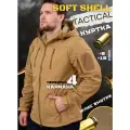 Тактическая куртка песок Softshell размера XXXL от бренда Полигон