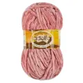 Пряжа Adelia Dolly Velour, 100 % полиэстер, 100 г, 93 м, №04 пудровый
