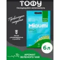 Наполнитель для кошачьих туалетов Miaumi тофу комкующийся, с нежным ароматом зеленого чая, 6л