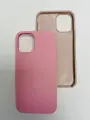 Чехол Aiwo Silicone, для iPhone 12, 12 Pro, силикон, розовый