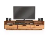 Тумба под телевизор Вестерн 5 Фабрика Стиль, 209.2x49.2x40см, Дуб вотан