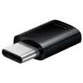 Переходник/адаптер Samsung microUSB - USB Type-C (EE-GN930B), длина 0.01 м, 1 шт., черный