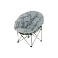 Кресло складное круглое, садовое, до 100 кг, 82х82х72 см, Гриб, темно-серое, оксфорд, Green Days