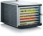 Сушилка для овощей и фруктов GRAEF DA508EU, серебристый, 8 шт