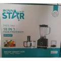 Многофункциональный, мясорубочный, кухонный комбайн Winning STAR ST-5537, 10 в1, 600 Вт.