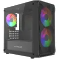 Корпус Powercase Mistral Micro A3B ARGB V2, черный (CMMAB-A3-V2)
