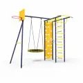 Уличный комплекс Тарзан 6.1 Rokids, цвет ультрамарин, качели гнездо 75 см