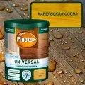 Универсальная пропитка на водной основе 2в1 для древесины Pinotex Universal полуматовая (0,9л) карельская сосна