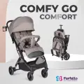 Коляска прогулочная складная Farfello Comfy Go Comfort, серо-бежевый