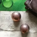 Медные шары СССР, для тренировки пальцев и кистей рук, в мешочке для хранения.