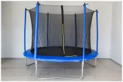 Батут Trampoline Big 10 ft (3 м) с внутренней сеткой TN-100-3 (Синий)