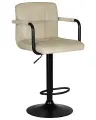 Стул барный DOBRIN Стул барный DOBRIN KRUGER ARM BLACK, бежевый вельвет (LAR-E2041-04) арт. LM-5011_B-M_VV-LAR-E2041-04