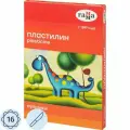 Пластилин 16 цветов Гамма Мультики, 320г, со стеком (280027, 281027), 10 уп.