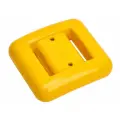 Груз поясной дайвгруз 1.5 кг, пластикатное покрытие, анатомический, желтый