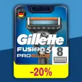 Кассеты Gillette Fusion ProGlide, для бритвы, сменная, 5 лезвий, 8 штук