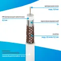 Кабель антенный для телевизора RG-6/U (РК 75-4,3-31) Cu (32%) 75 Ом, коаксиальный, белый 10 м