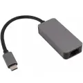 Сетевая карта USB-C 3.0/RJ45 2.5Гб Orient U3CL-2.5G LAN Ethernet адаптер чип RTL8156 - 0.15м чёрный