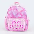Рюкзак детский со сменным декором Розовая Мозаика котофей 02810305-40 размер выс. 30 см
