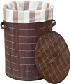 Корзина для белья Рыжий кот BLB-01-D бамбук 46.8 л 34.5х50 см
