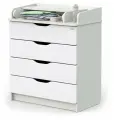 Комод Сириус-2 WOOD 4 ящика белый премиум