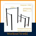 Спортивная площадка Workout74 W02, для улицы, металл, 4 элемента, черный цвет, нагрузка до 250кг