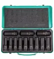 Набор ударных глубоких шестигранных торцевых головок, 1/2, 10-24 мм, в кейсе 12 шт. Stels