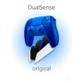 Беспроводной геймпад Sony DualSense для PS5, сине-голубой (Icon Blue) + оригинальная зарядная станция