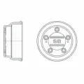 Барабан тормозной HYUNDAI H-100/PORTER II 04- D 220мм. SD1035 Hi-Q SD1035