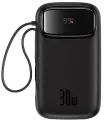 Внешний аккумулятор Baseus QPow 2 Digital Display with Type-C Cable 30W 20000mAh Cluster Black 12 мес. гарантия
