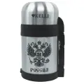 Классический термос KELLI KL-0910, 0.8 л, серебристый