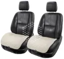 Трокот / Чехлы Накидки на сиденье автомобиля / Универсальные / Авточехол / Универсальные / Комплект 2 шт / На нижнюю часть сиденья, Слоновая кость