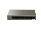 G1109P-8-102W коммутатор неуправляемый PoE, 9 портов, 9x1 гбит/с, PoE 8х92 вт, настольный