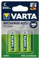Аккумулятор С Varta R14 С 2BL 3000мА-ч Ni-MH Accu Ready2Use в блистере 2шт.