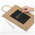 12 шт. Пакет подарочный 26x13x32 см, скретч-слой + стилус, Kraft Mix, золотая сказка, 591972