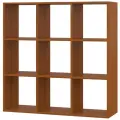 Стеллаж СТ-11 Колизей мебель вишня оксфорд (ШхГхВ) (1054х330х1054)мм, 9 ниш