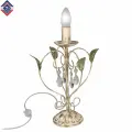 Настольная лампа с листочками хрусталь Петрасвет Россия S5104-1