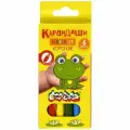 Карандаши цветные 6 цветов Каляка-Маляка (L=87мм, 6гр, d=3мм, укороченные) (КККМ06), 24 уп.