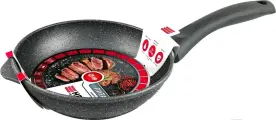 Сковорода 18118у а/пр литая 18см Черный гранит