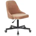 Кресло CH-340M, пятилучие металлическое, ткань, светло-коричневое