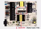 Плата питания Hisense RSAG7.820.7748/ROH, 1 capacitor