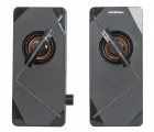 Колонки 2.0 NATIONAL NAS-0220 черный
