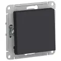 Выключатель 1-кл. СП AtlasDesign 10А IP20 (сх. 1) 10AX с самовозвратом механизм карбон | код ATN001015 | Schneider Electric (5шт. в упак.)