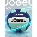 Волейбольный мячлюбительский Jogel JV-100, размер 5, цвет синий-мятный