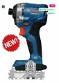 Bosch GDR 18V-215 Professional Аккумуляторный ударный шуруповерт, бесщеточный, патрон 1/4, 215 Нм,0 аккумулятор