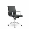 Офисное кресло UTFC СН-301 кайман комфорт Н хром СР S-0401 Черное