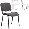 Стул Staff Iso Lite CF-008, ткань серая (С-71), 532563