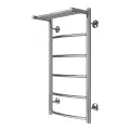 Полотенцесушитель водяной Azario VERONA 400/800 с полкой, 5 секций, нижнее/диагональное подключение,
