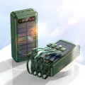 Внешний аккумулятор MKonzi WX-Solar, 20000мАч, солнечная батарея, зелёный