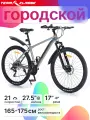 Велосипед Team Klasse MB-1-D, городской, 21 скоростей, диаметр колес 27.5, рама 17, светло-серый