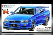 Комплект спортивных автомобилей марки Nissan Skyline GT-R R34 V-Spec BNR34 tamiya 24210